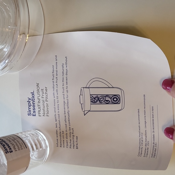 New Simply Essetial fruit infusion pitcher - Picture 7 of 9